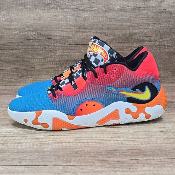 Nike PG 6 NRG x Hot Wheels Men\'s Size 14 Blue Orange Red Sneakers (DH8446-400) main image 8